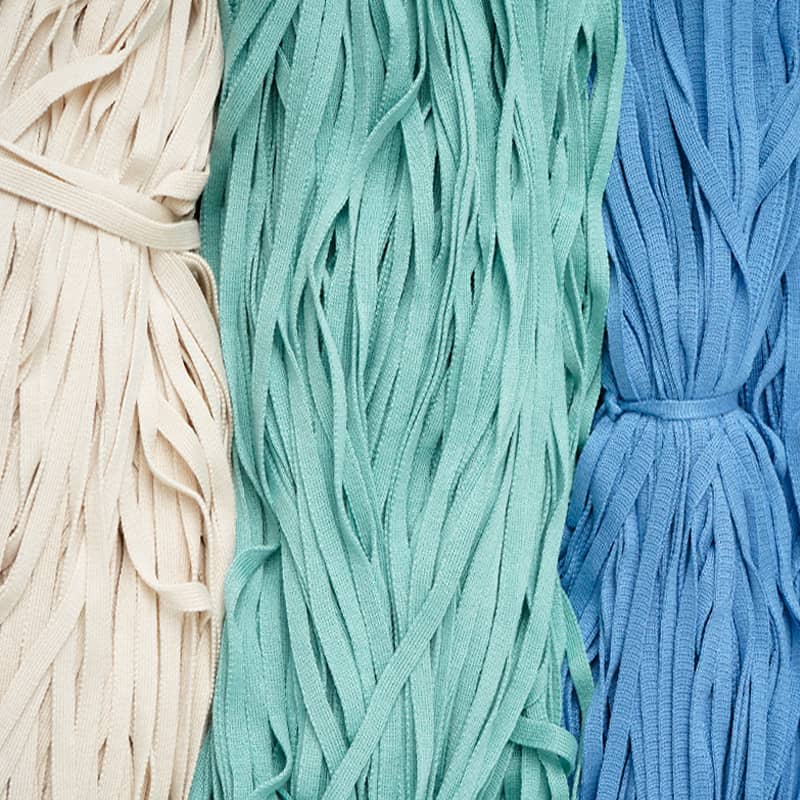 সুতির পাঁজর ওয়েবিং নরম কোমর ড্রস্ট্রিং